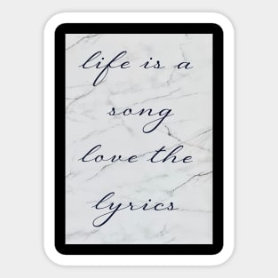 Lyrics marble song notes life Lyrics marble song notes life Lyrics marble song notes life Sticker